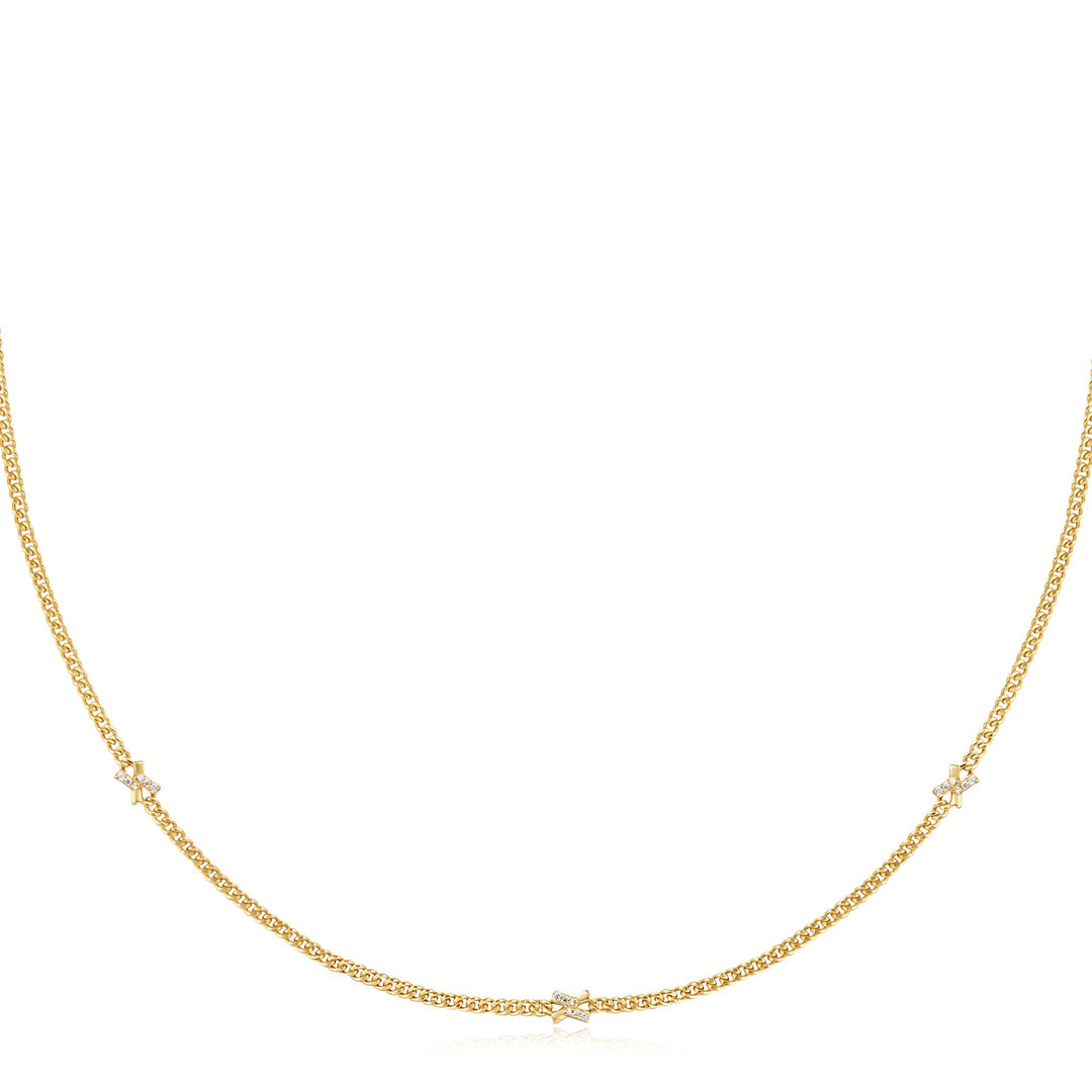 Ania Haie Gold Cross Station Necklace N061 - 05GAnia HaieN061 - 05G