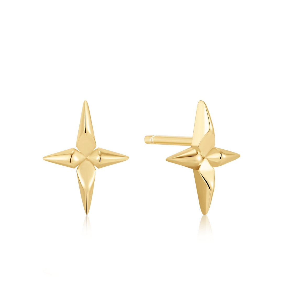 Ania Haie Gold Cross Stud Earrings E053 - 02GAnia HaieE053 - 02G