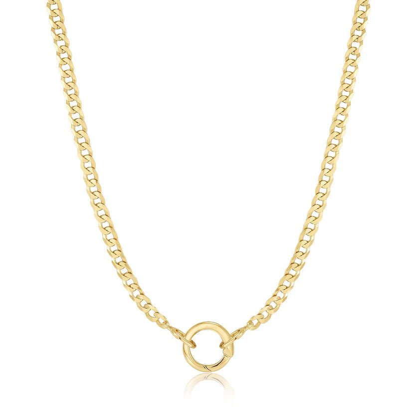 Ania Haie Gold Curb Chain Charm Connector Necklace N052 - 02GAnia HaieN052 - 02G