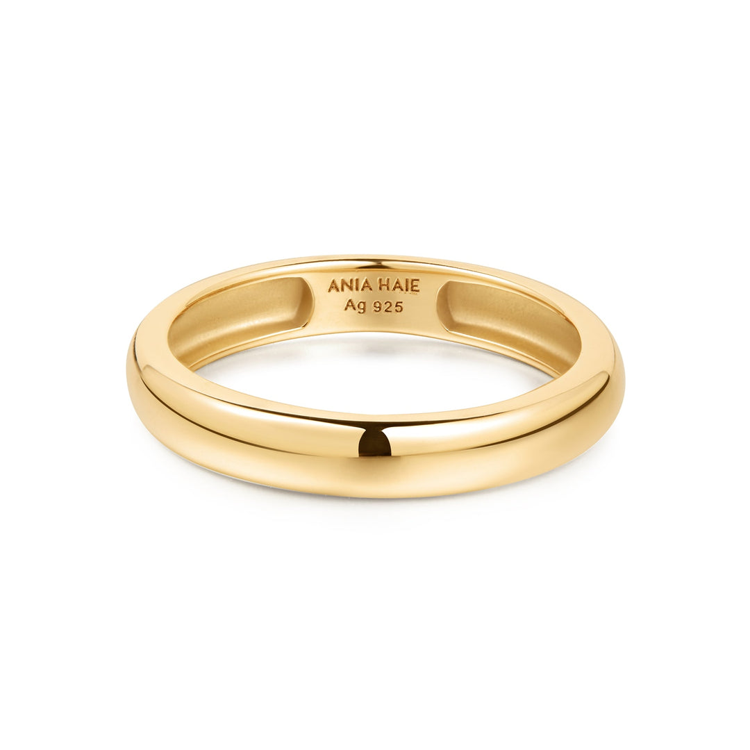 Ania Haie Gold Curve Dome Band R056 - 01GAnia HaieR056 - 01G - 52