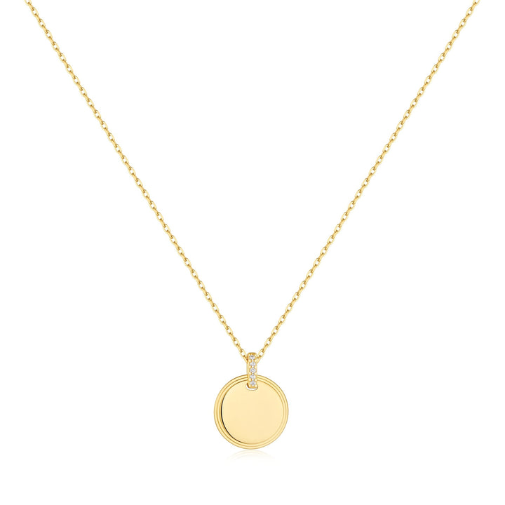 Ania Haie Gold Disc Pendant Necklace N058 - 01GAnia HaieN058 - 01G