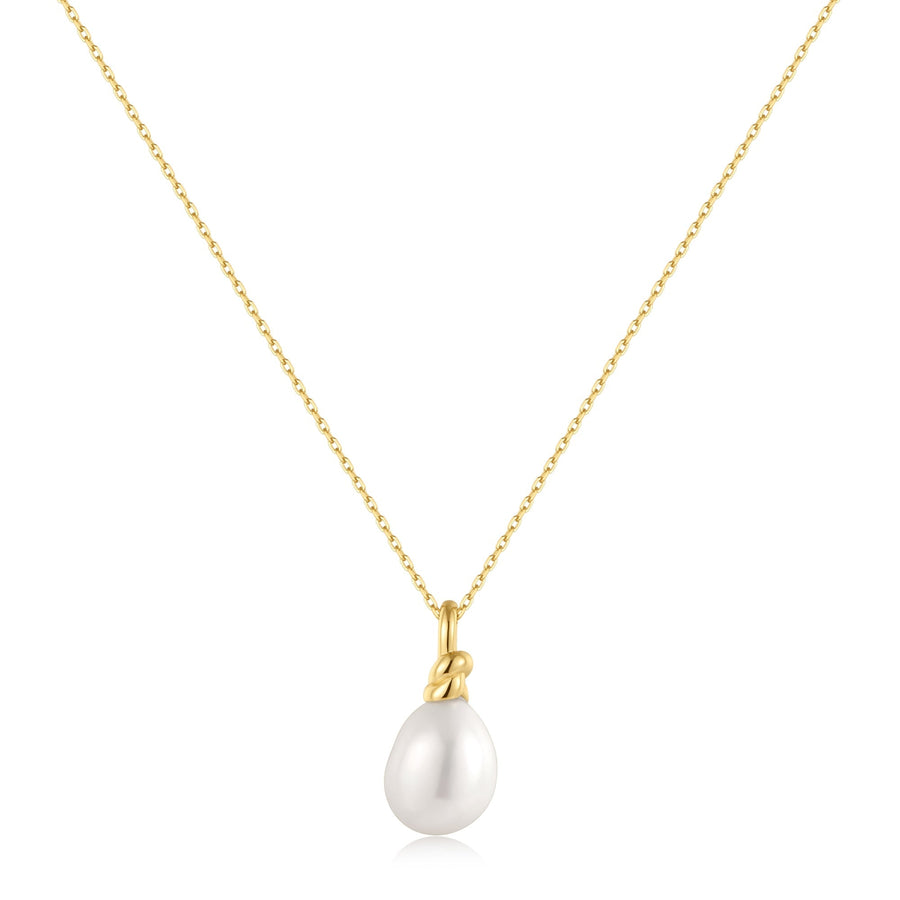 Ania Haie Gold Freshwater Pearl Pendant Necklace N058 - 02GAnia HaieN058 - 02G