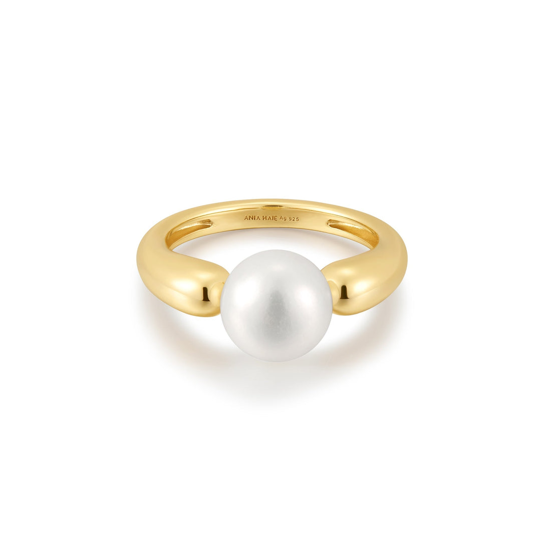 Ania Haie Gold Freshwater Sphere Pearl Ring R058 - 07GAnia HaieR058 - 07G - 54