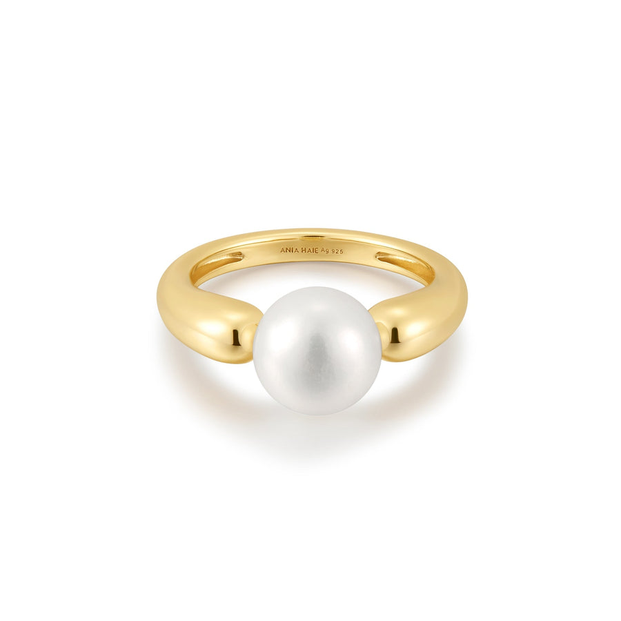 Ania Haie Gold Freshwater Sphere Pearl Ring R058 - 07GAnia HaieR058 - 07G - 54