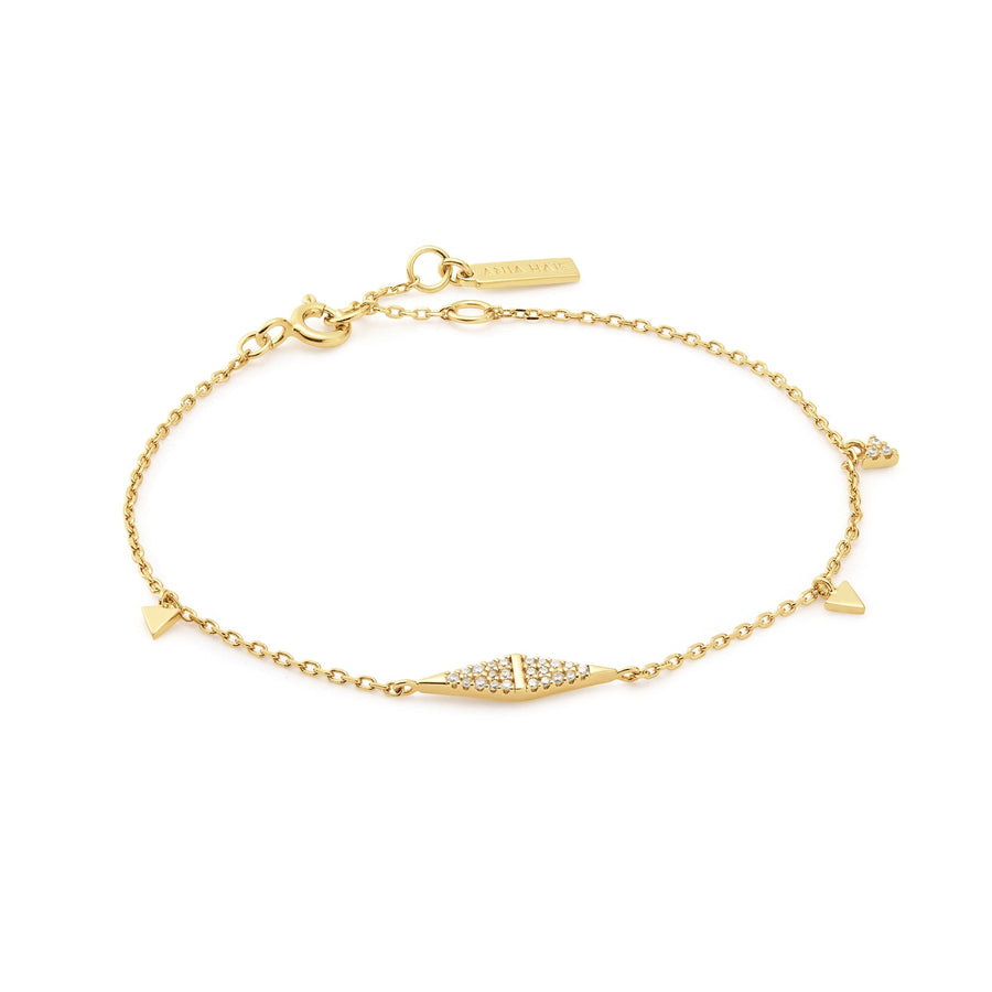 Ania Haie Gold Geometric Chain Bracelet B053 - 02GAnia HaieB053 - 02G