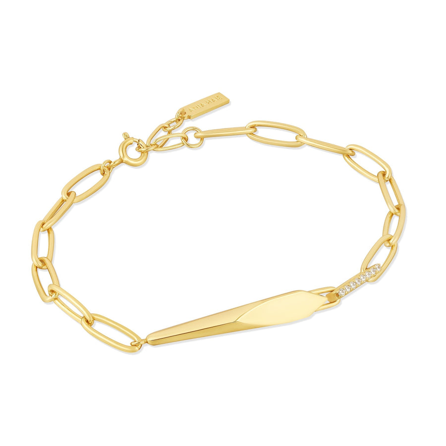 Ania Haie Gold Geometric Chunky Chain Bracelet B053 - 03GAnia HaieB053 - 03G