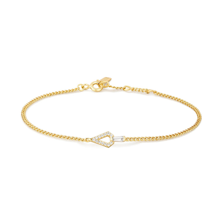 Ania Haie Gold Geometric Cubic Zirconia Bracelet B059 - 02GAnia HaieB059 - 02G