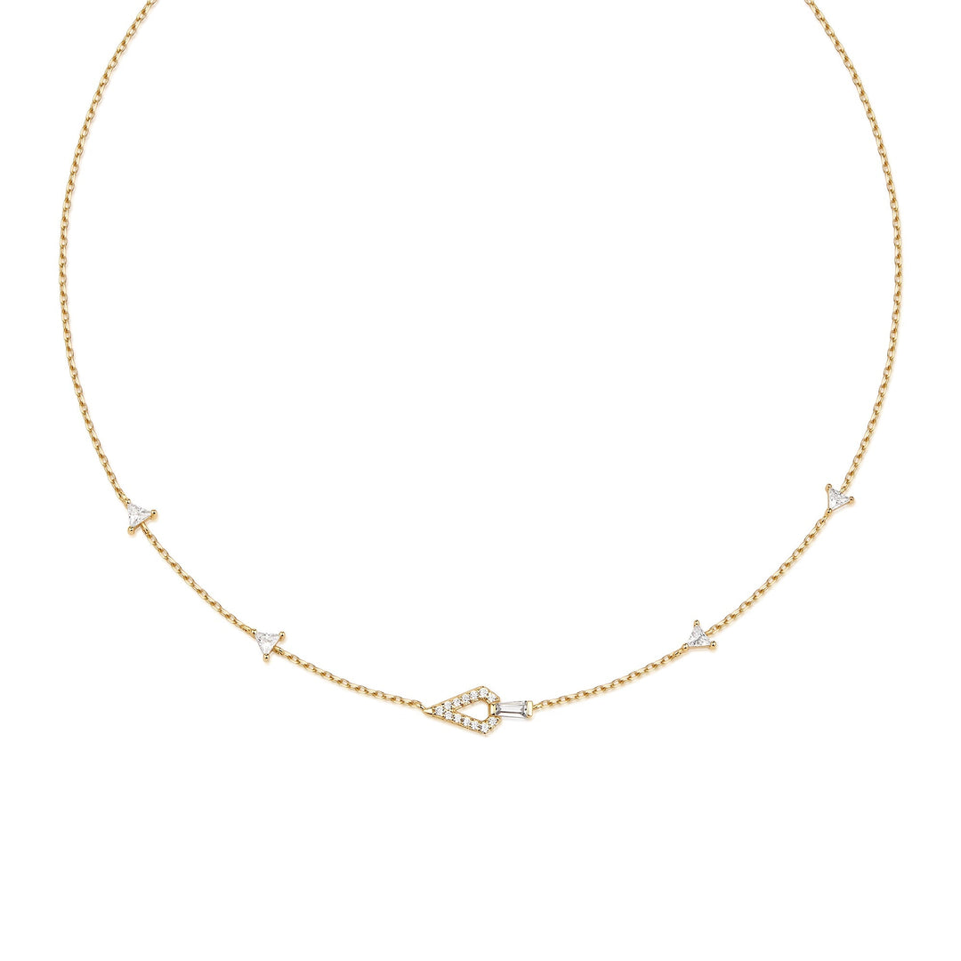 Ania Haie Gold Geometric Satellite Necklace N059 - 03GAnia HaieN059 - 03G