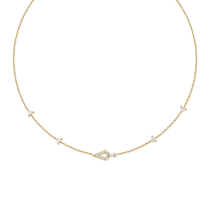 Ania Haie Gold Geometric Satellite Necklace N059 - 03GAnia HaieN059 - 03G