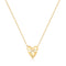 Ania Haie Gold Heart Kiss Pavé Necklace N057 - 02GAnia HaieN057 - 02G