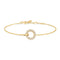 Ania Haie Gold Interlinked Circles Pavé Bracelet B056 - 01GAnia HaieB056 - 01G