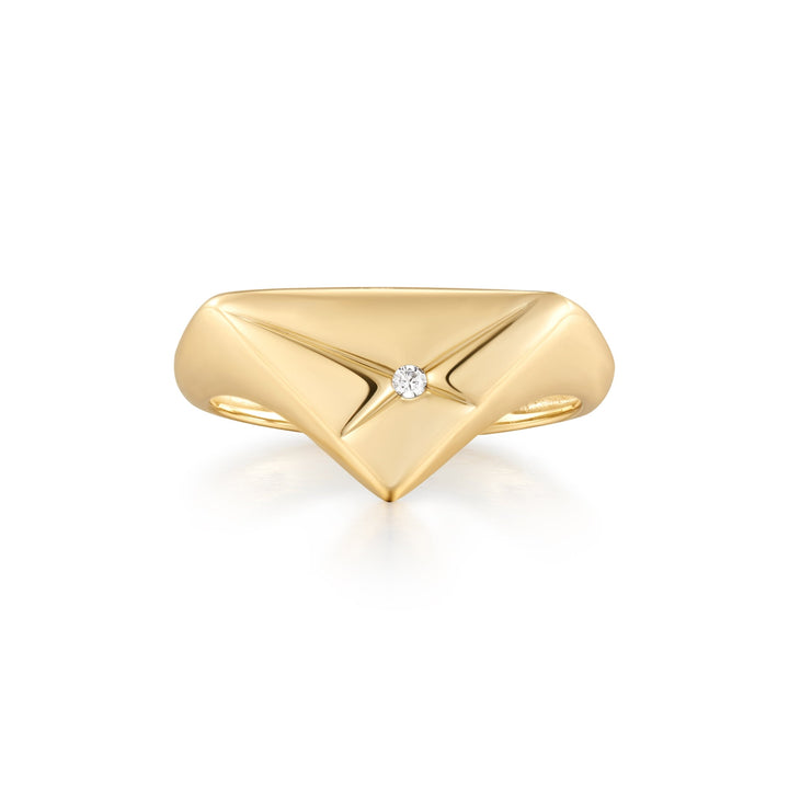 Ania Haie Gold Kiss Triangle Ring R059 - 05GAnia HaieR059 - 05G - 54