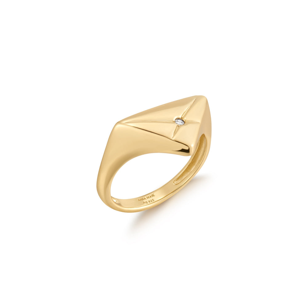 Ania Haie Gold Kiss Triangle Ring R059 - 05GAnia HaieR059 - 05G - 54