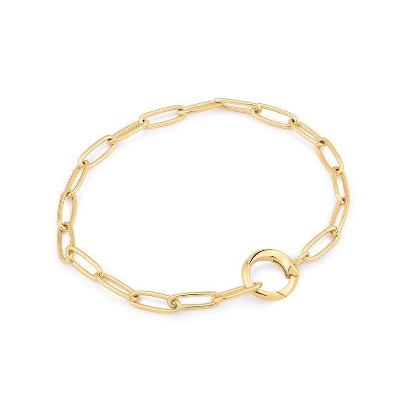 Ania Haie Gold Link Charm Chain Connector Bracelet B048 - 01GAnia HaieB048 - 01G