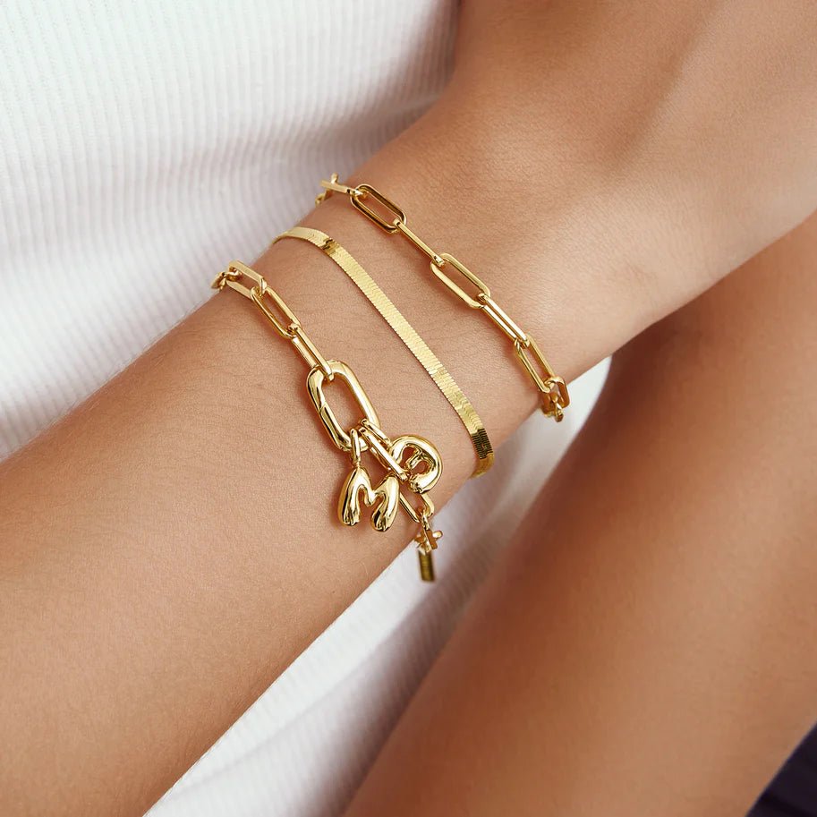 Ania Haie Gold Linked Chunky Bracelet B060 - 02GAnia HaieB060 - 02G