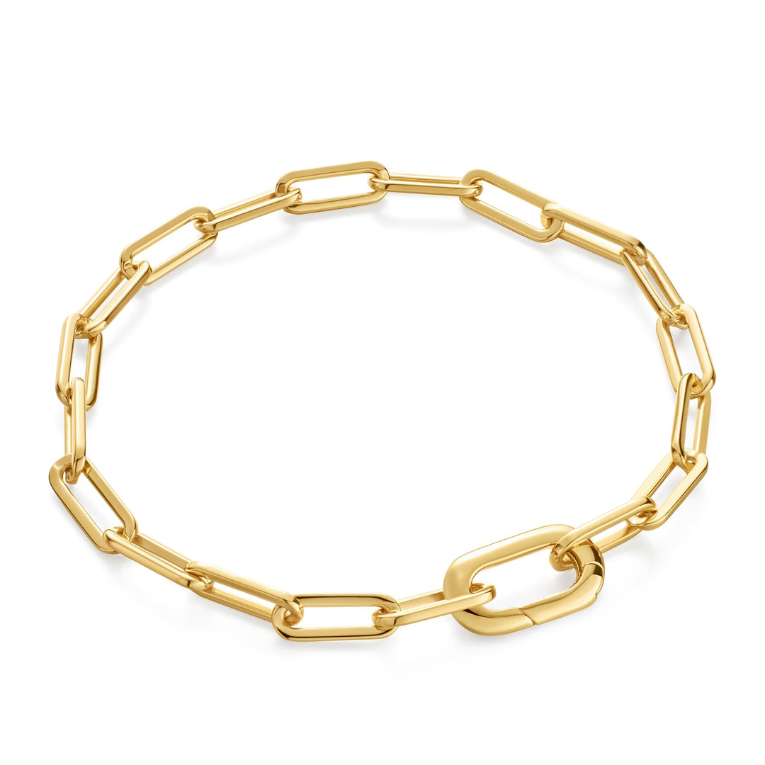 Ania Haie Gold Linked Chunky Bracelet B060 - 02GAnia HaieB060 - 02G