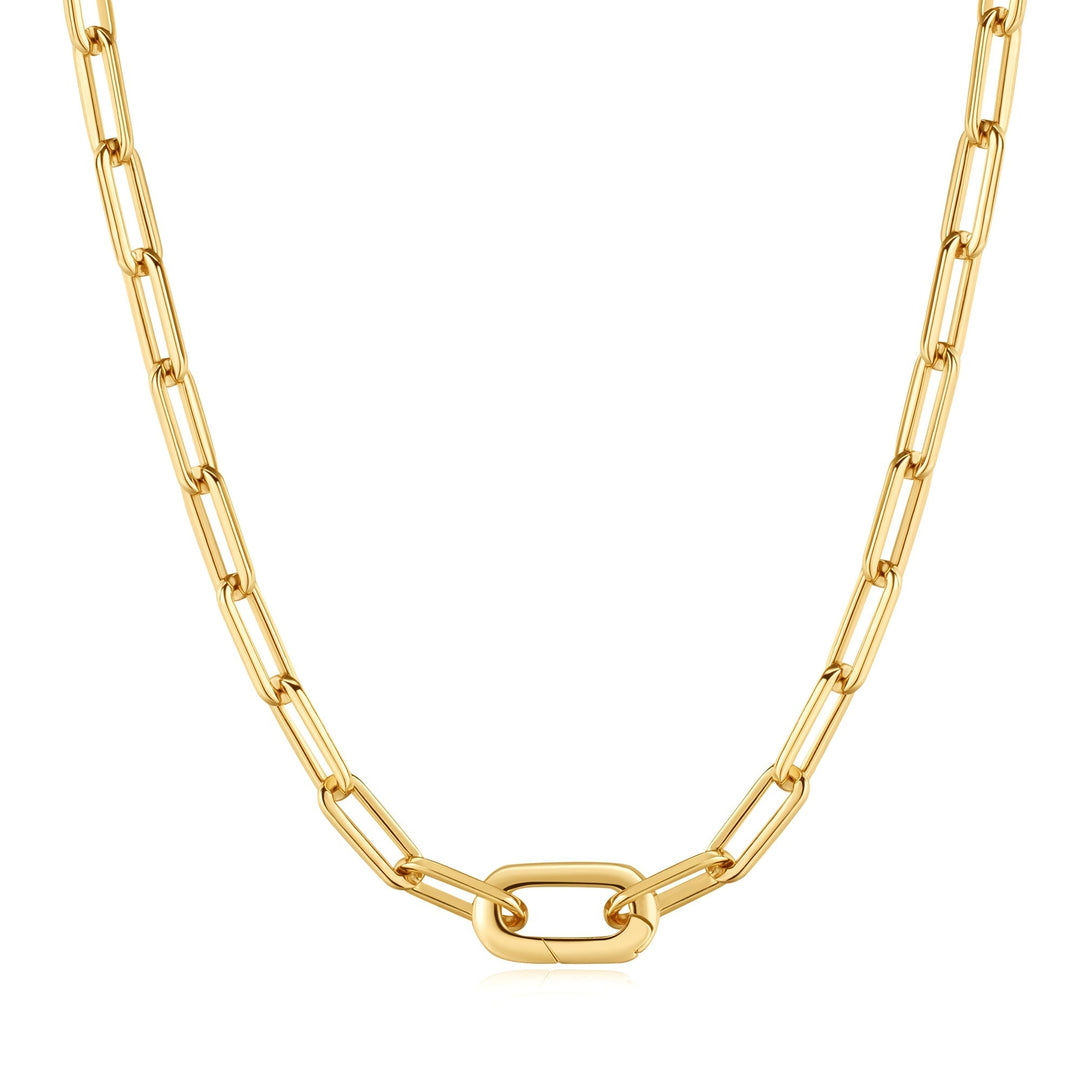 Ania Haie Gold Linked Chunky Chain Necklace N060 - 06GAnia HaieN060 - 06G