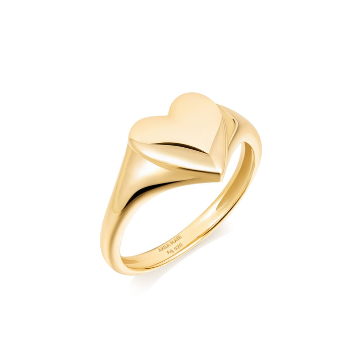 Ania Haie Gold Love Signet Ring R057 - 02GAnia HaieR057 - 02G - 52