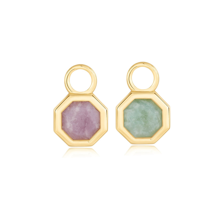 Ania Haie Gold Octagon Gemstone Earring Charm EC055 - 02GAnia HaieEC055 - 02G