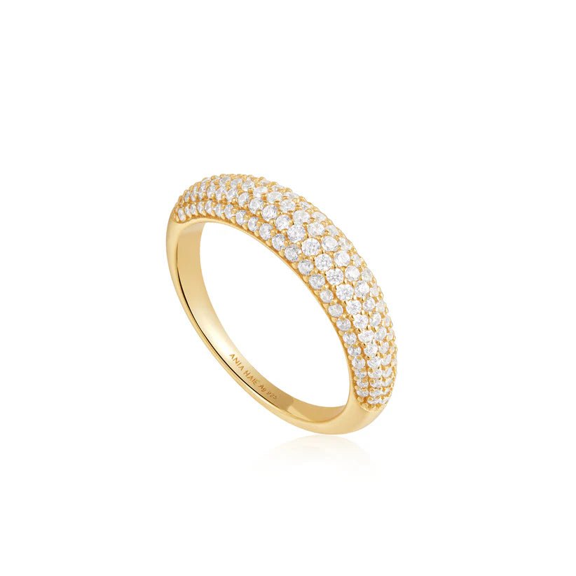 Ania Haie Gold Pavé Dome Ring R051 - 02GAnia HaieR051 - 02G - 52