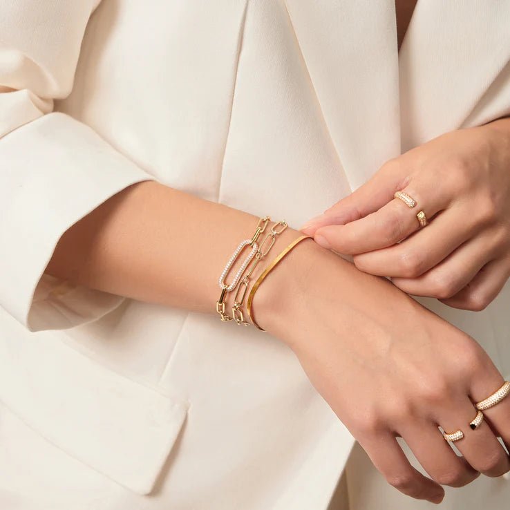 Ania Haie Gold Pavé Link Bracelet B051 - 01GAnia HaieB051 - 01G