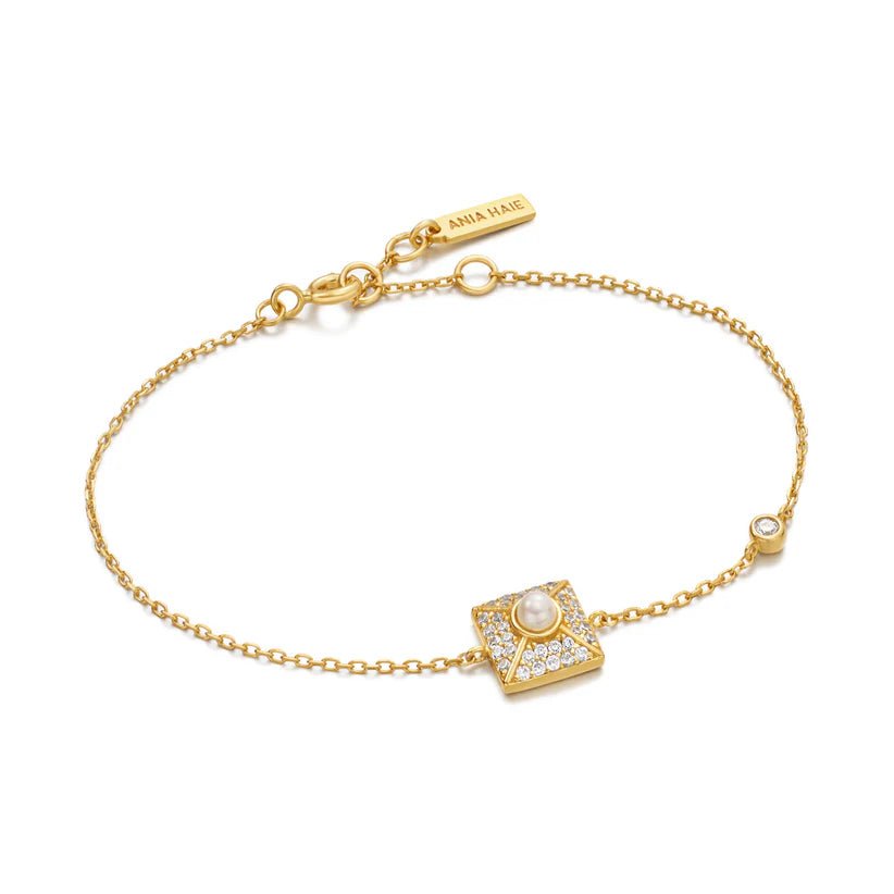 Ania Haie Gold Pearl Pave Bracelet B054 - 02GAnia HaieB054 - 02G