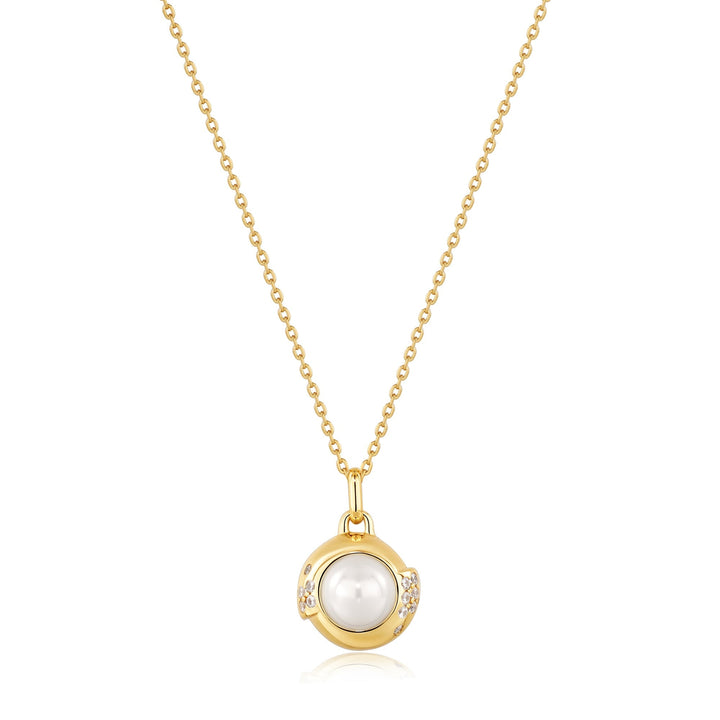 Ania Haie Gold Pearl Sphere Pendant Necklace N054 - 04GAnia HaieN054 - 04G