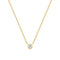 Ania Haie Gold Round Solitaire Cubic Zirconia Necklace N059 - 01GAnia HaieN059 - 01G