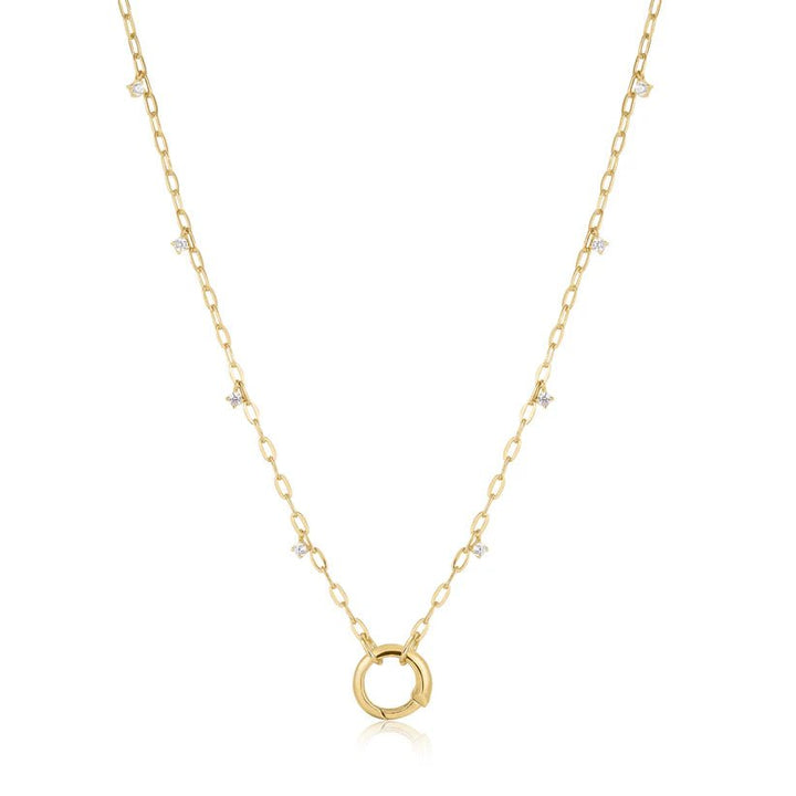 Ania Haie Gold Shimmer Chain Charm Connector Necklace N052 - 07GAnia HaieN052 - 07G