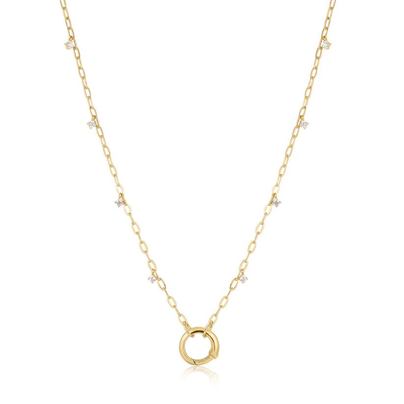 Ania Haie Gold Shimmer Chain Charm Connector Necklace N052 - 07GAnia HaieN052 - 07G