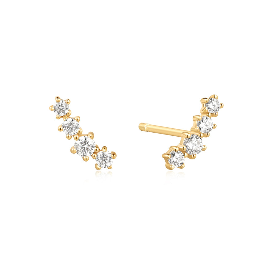 Ania Haie Gold Sparkle Climber Studs E056 - 02GAnia HaieE056 - 02G