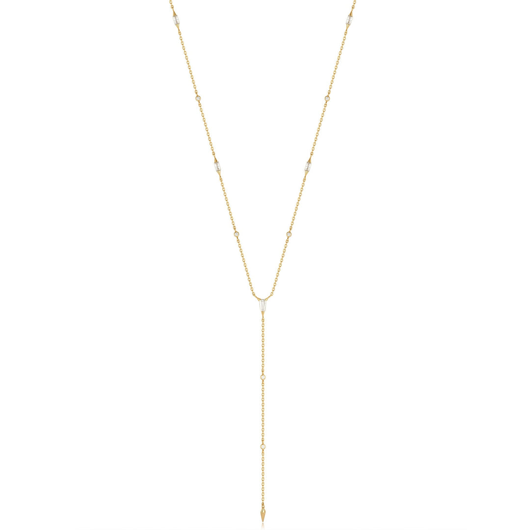 Ania Haie Gold Sparkle Point Y Necklace N053 - 05GAnia HaieN053 - 05G