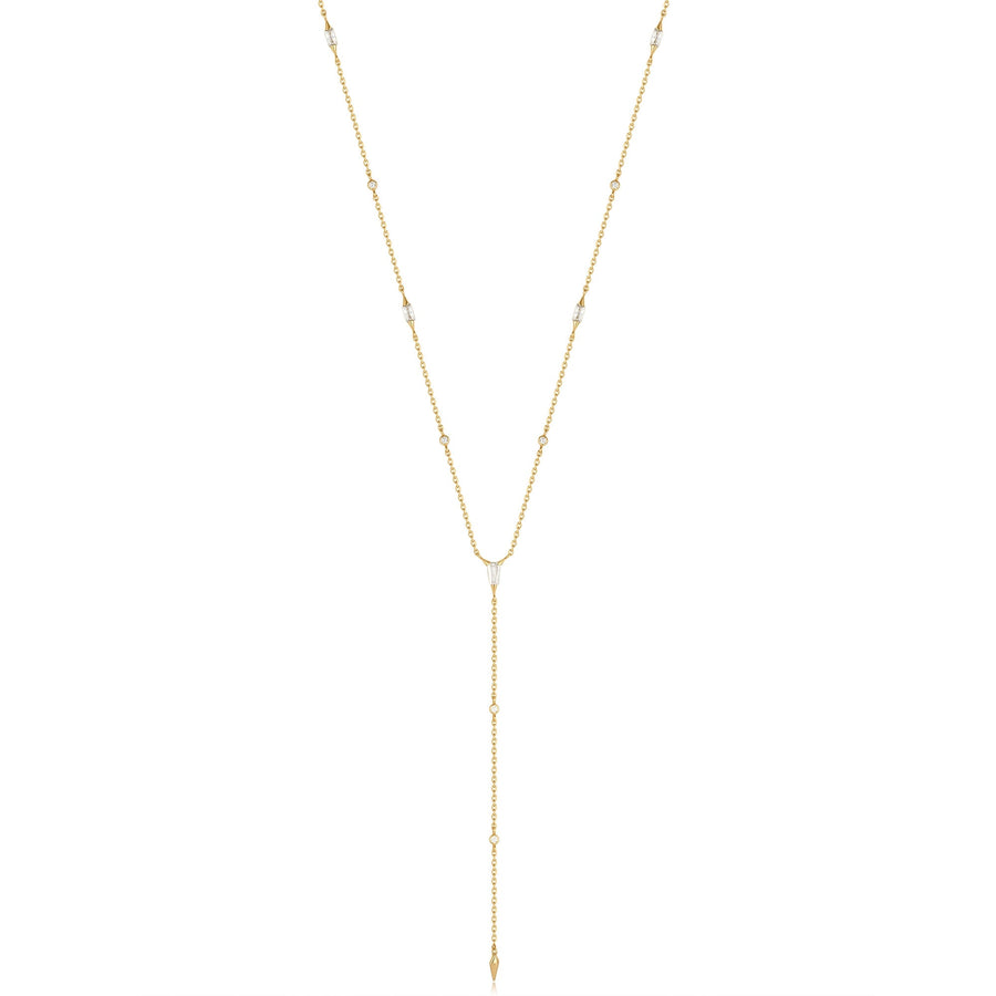 Ania Haie Gold Sparkle Point Y Necklace N053 - 05GAnia HaieN053 - 05G