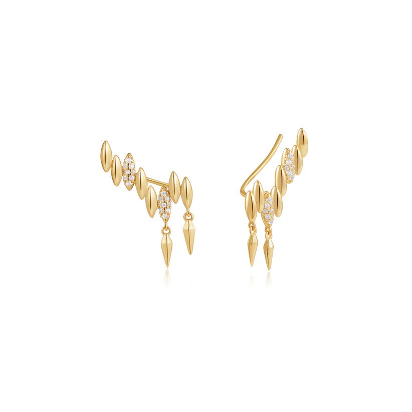 Ania Haie Gold Spike Climber Stud Earrings E051 - 03GAnia HaieE051 - 03G