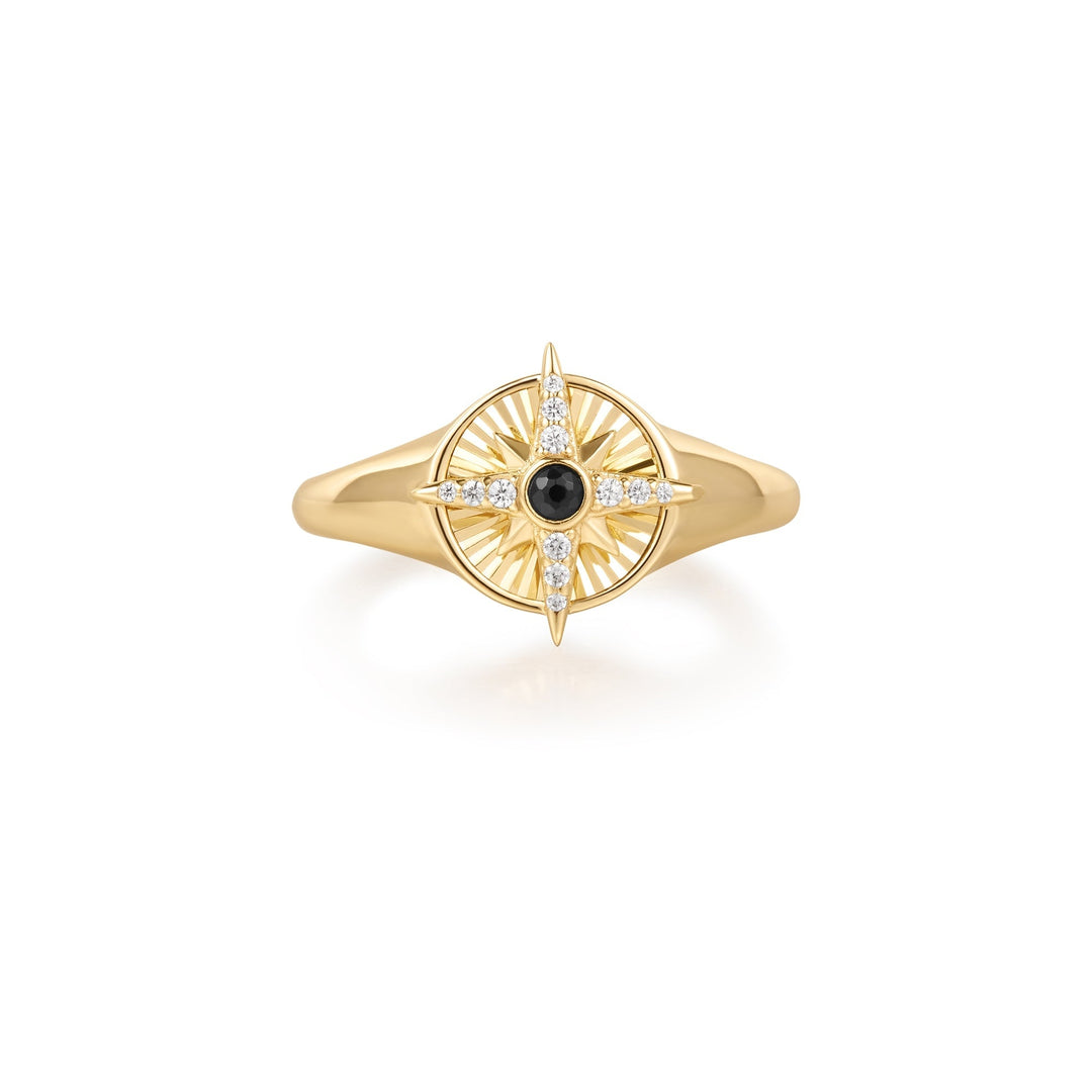 Ania Haie Gold Star Signet Ring R059 - 06GAnia HaieR059 - 06G - 54