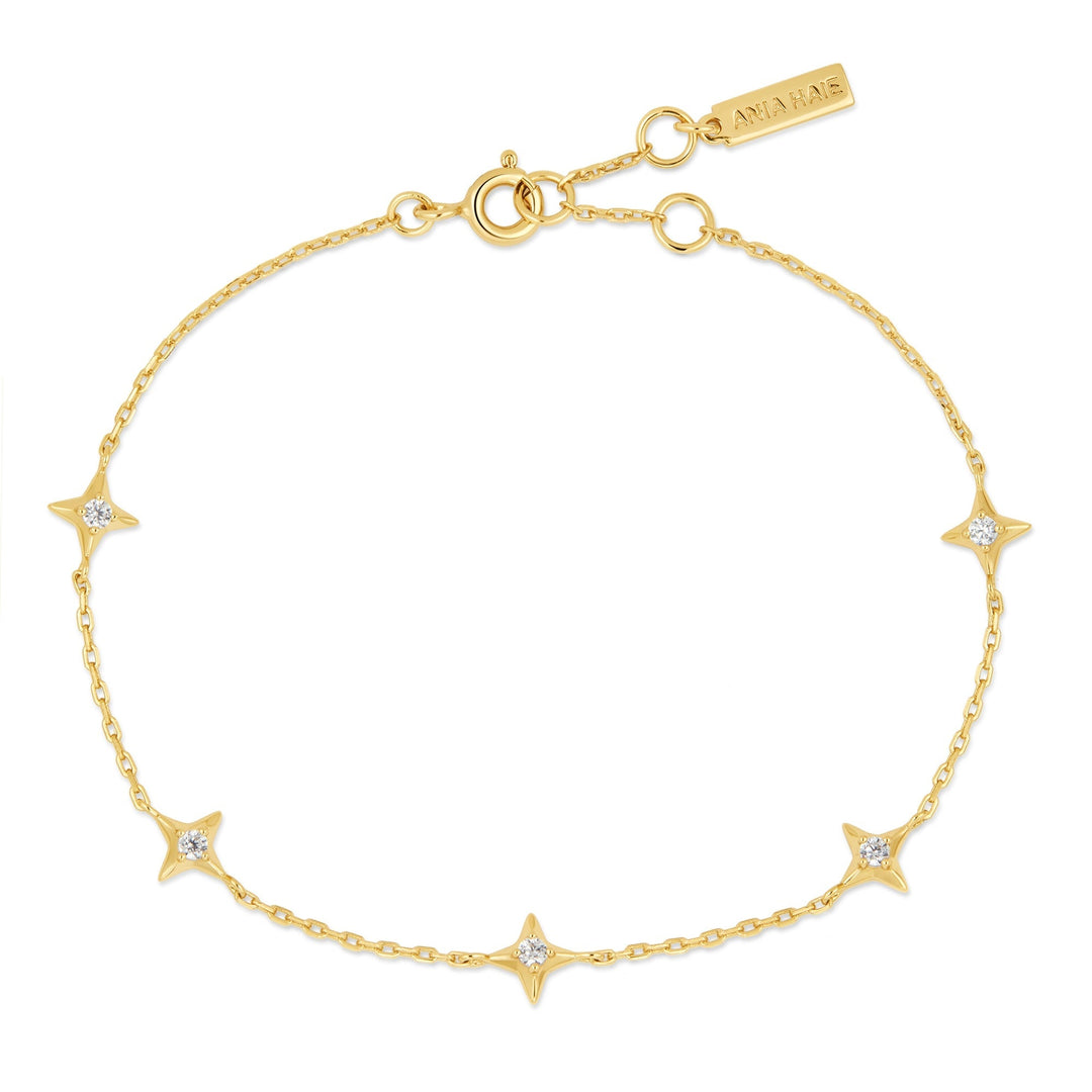 Ania Haie Gold Stars Station Bracelet B061 - 02GAnia HaieB061 - 02G