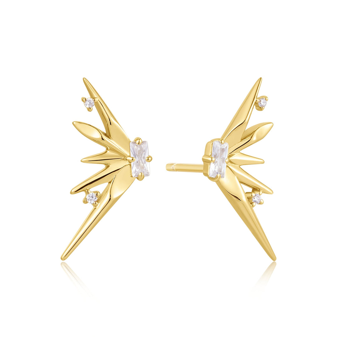 Ania Haie Gold Statement Spike Stud Earrings E053 - 05GAnia HaieE053 - 05G