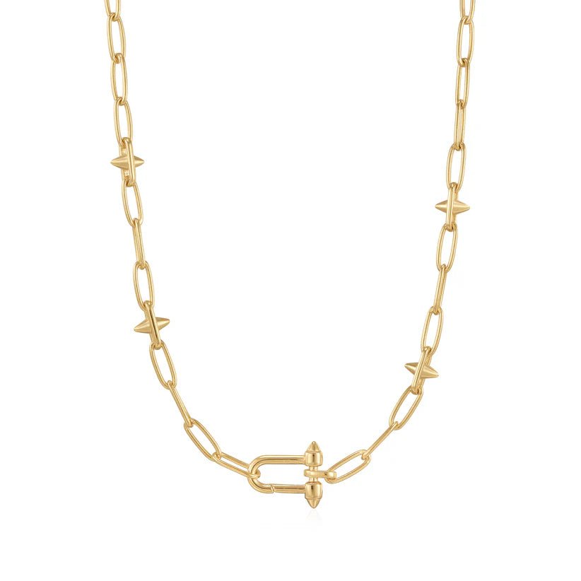 Ania Haie Gold Stud Link Charm Necklace N048 - 06GAnia HaieN048 - 06G