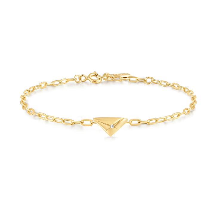 Ania Haie Gold Triangle Kiss Bracelet B059 - 01GAnia HaieB059 - 01G