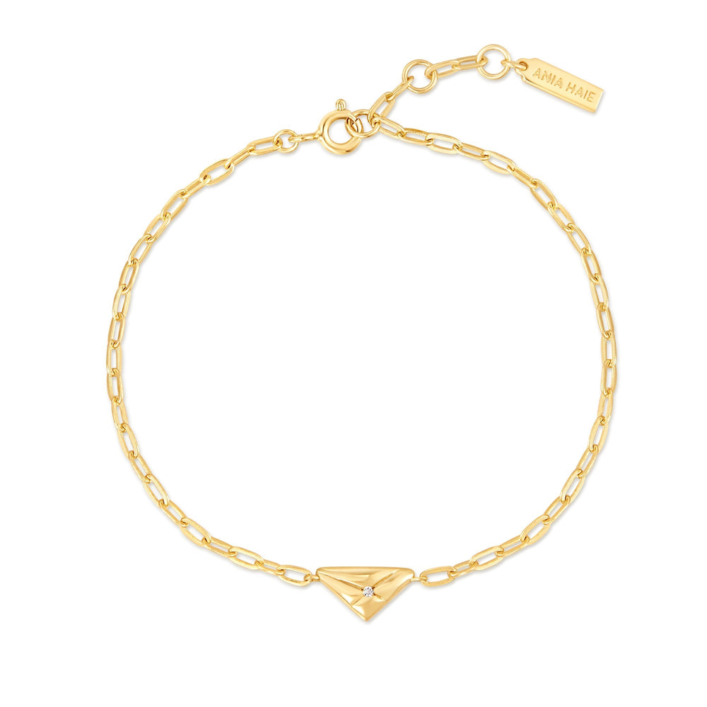 Ania Haie Gold Triangle Kiss Bracelet B059 - 01GAnia HaieB059 - 01G