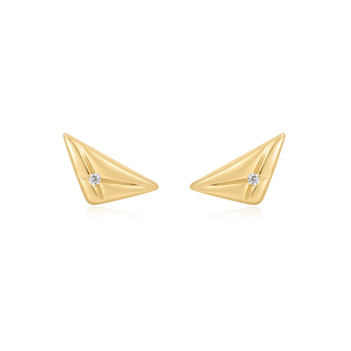 Ania Haie Gold Triangle Kiss Studs E059 - 05GAnia HaieE059 - 05G