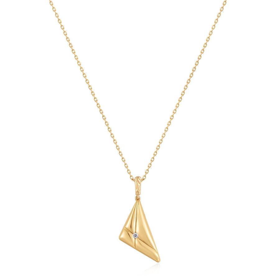 Ania Haie Gold Triangle Pendant Necklace N059 - 04GAnia HaieN059 - 04G