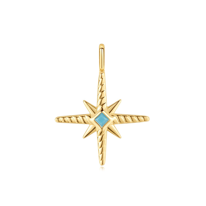 Ania Haie Gold Turquoise Cubic Ziconia Star Charm NC060 - 09GAnia HaieNC060 - 09G