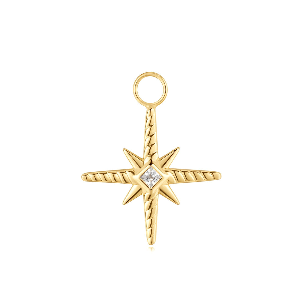 Ania Haie Gold Turquoise Cubic Ziconia Star Earring Charm EC060 - 04GAnia HaieEC060 - 04G