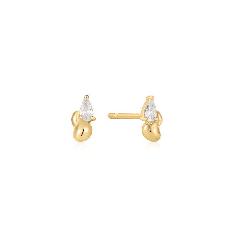 Ania Haie Gold Twisted Wave Stud Earrings E050 - 02GAnia HaieE050 - 02G