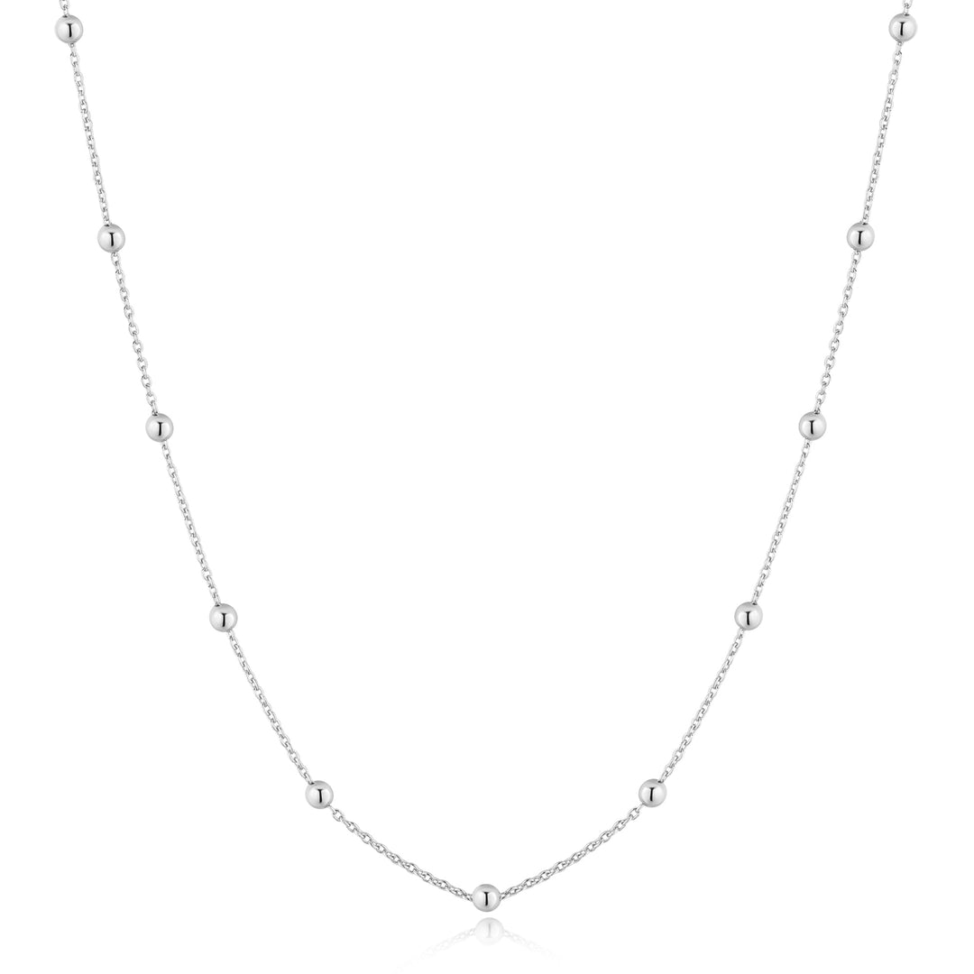 Ania Haie Silver Beaded Chain Necklace N060 - 02HAnia HaieN060 - 02H