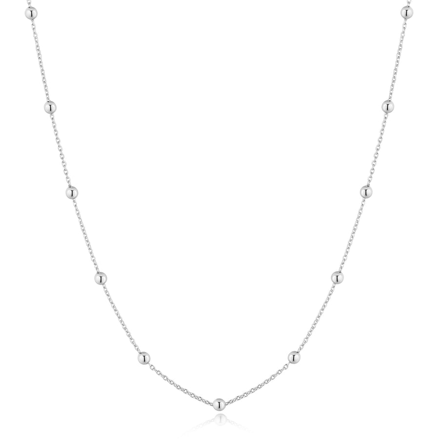 Ania Haie Silver Beaded Chain Necklace N060 - 02HAnia HaieN060 - 02H