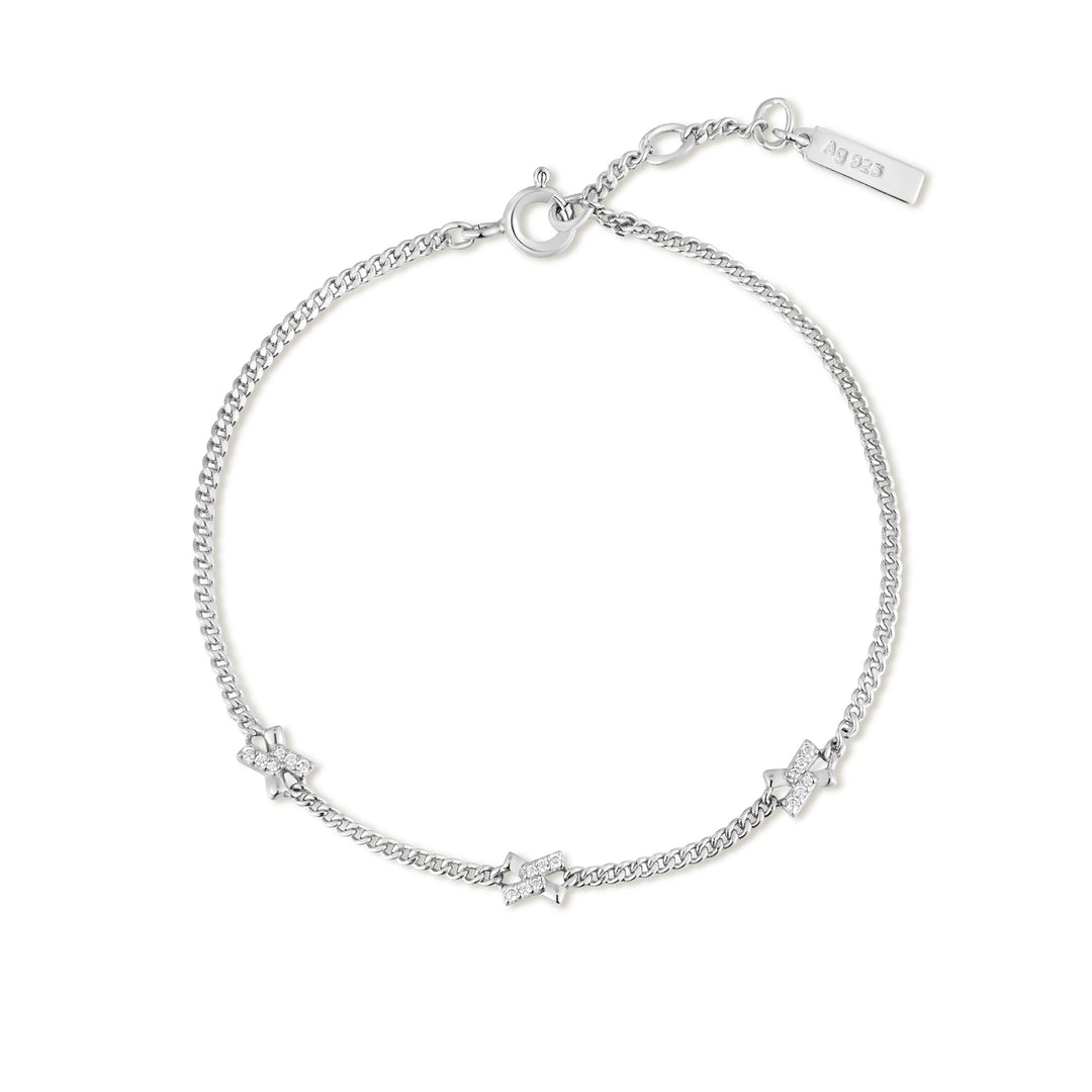 Ania Haie Silver Cross Station Bracelet B061 - 03HAnia HaieB061 - 03H