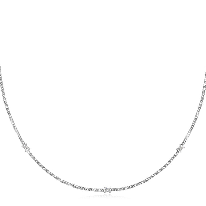 Ania Haie Silver Cross Station Necklace N061 - 05HAnia HaieN061 - 05H