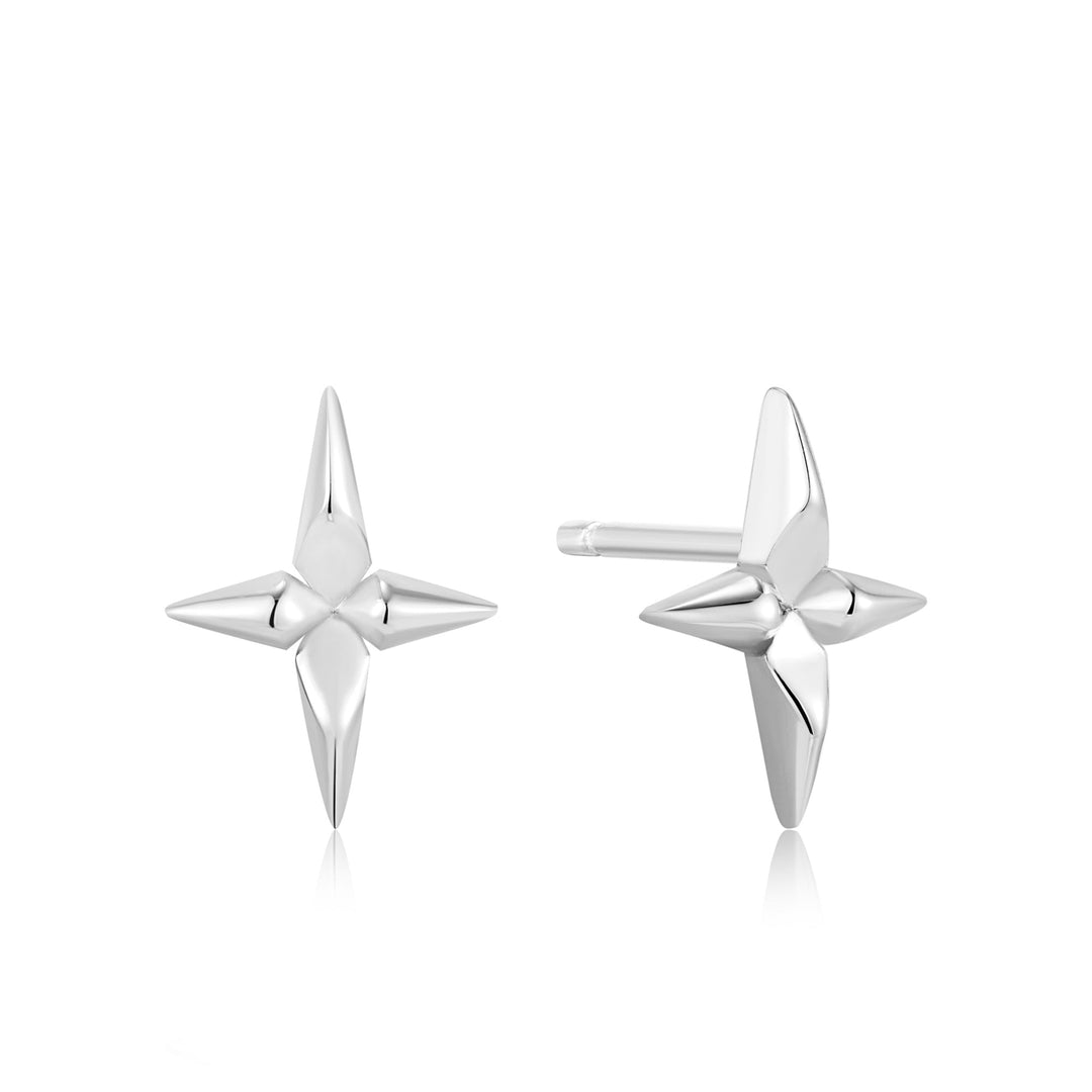 Ania Haie Silver Cross Stud Earrings E053 - 02HAnia HaieE053 - 02H